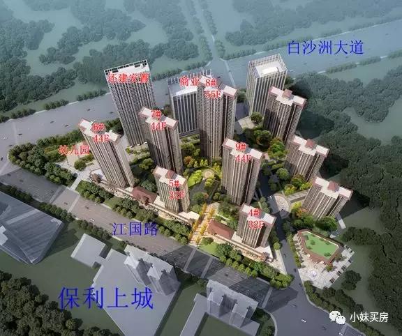 纯新!竟比保利上城位置更好!这才是真正的白沙洲第一盘!