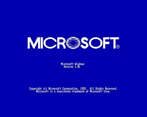 windows 1.0 windows 1.0
