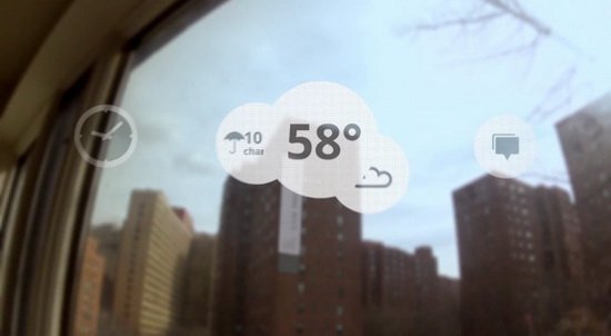 谷歌眼镜查看天气