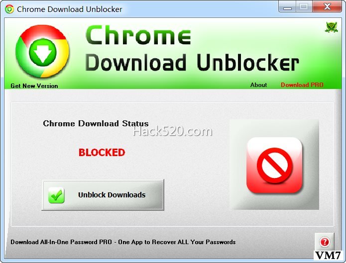 Chrome Download Unblocker