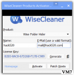 Wise Folder Hider Pro 破解补丁+官方原版 ; 文件隐藏加密利器！