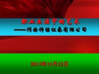 职业生涯的艺术ppt课件