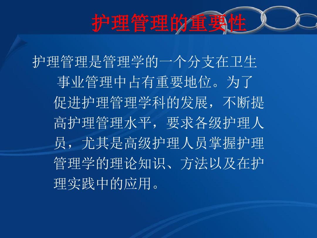 护理管理学 绪论ppt课件