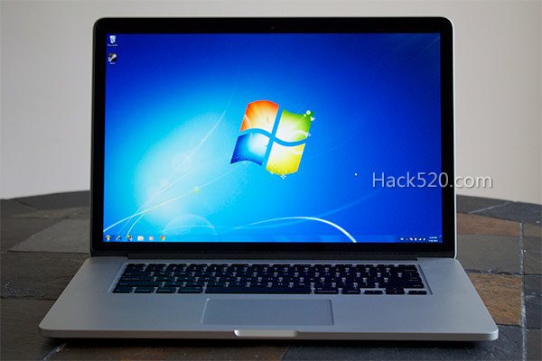 MacBook Retina Windows 7