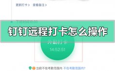 钉钉远程打卡怎么操作_钉钉远程打卡的操作方法步骤教程
