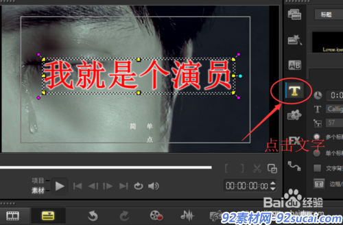 会声会影X9如何去掉原视频字幕