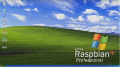 树莓派基于 Linux 的 Windows XP ， Linux Raspbian XP Professional